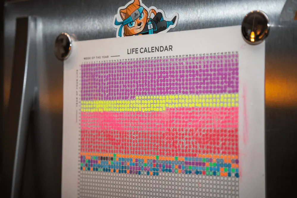 The Value of a Life Calendar